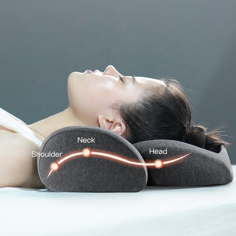 Cuscino cervicale ergonomico in memory foam con farfalla per il sonno laterale